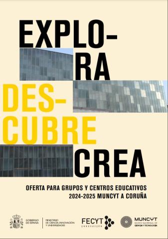 Oferta escolar 2024-2025 en MUNCYT Alcobendas Oferta escolar 2024-2025 en MUNCYT Alcobendas