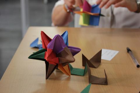 Taller papiroflexia y matemáticas